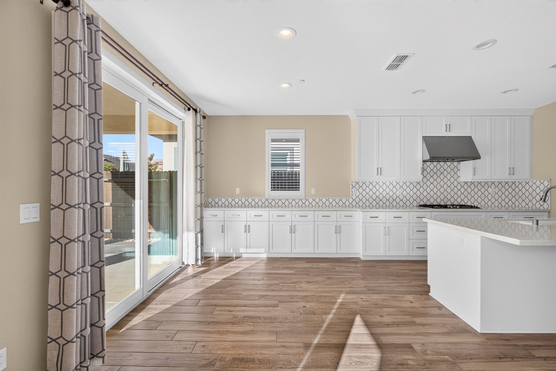Kitchen and patio access