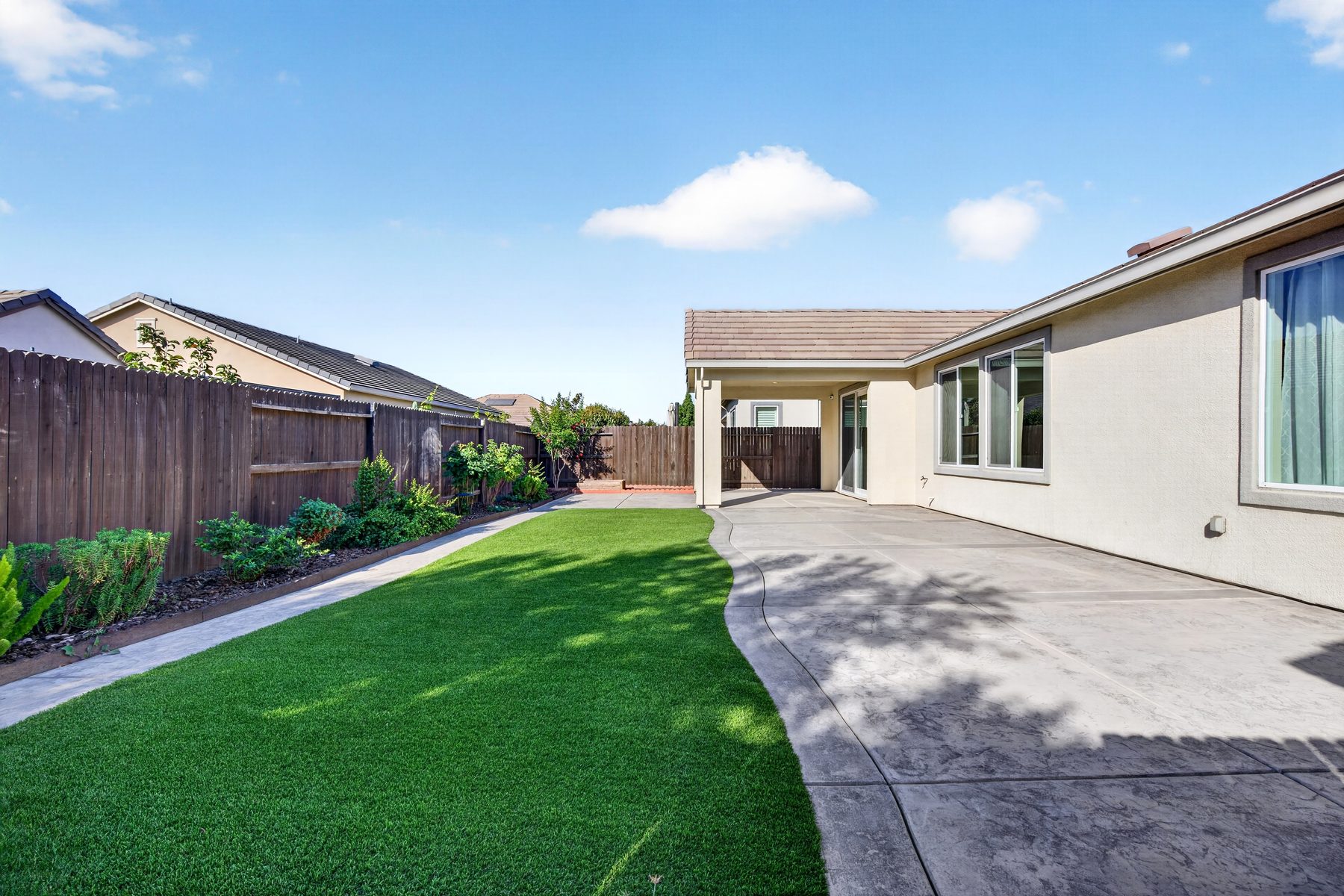 Rear yard