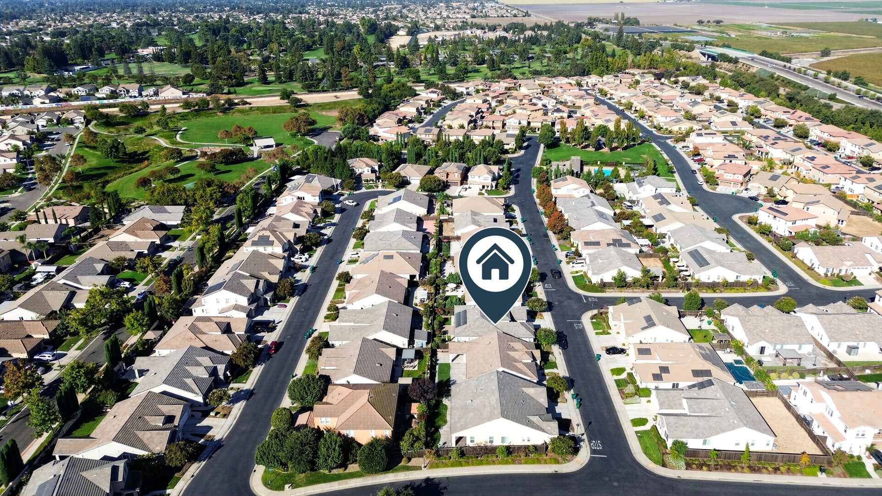 Aerial neighborhood context