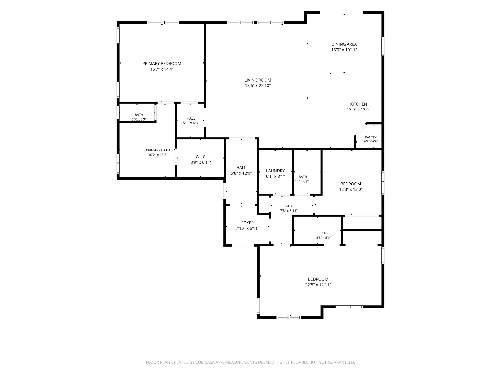 CubiCasa floor plan for 322 Jubilee Way
